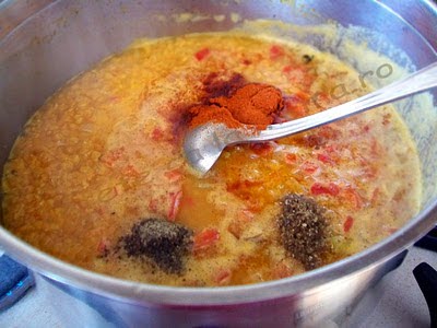 Preparare Supa de linte rosie 5