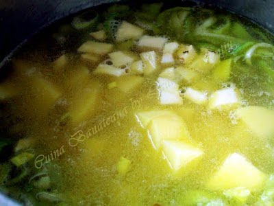 Preparare Supa-crema de praz 3