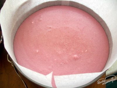 Preparare Tort cu zmeura si iaurt -Fluturi albi in zmeuris- 16