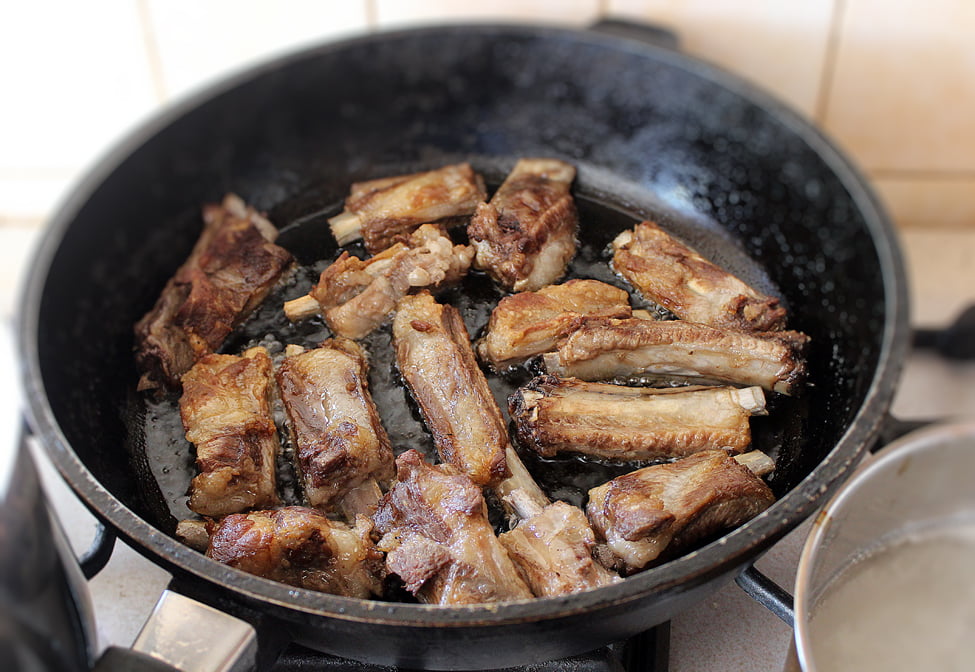 costite de porc chinezesti, preparare, coaste fripte