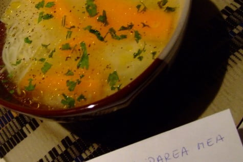 Supa de pasare cu taitei – Zupã de cocoș by ginastanciu
