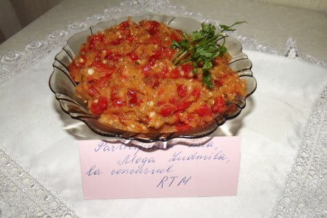 Salata de vinete cu ardei copti by Ludmila