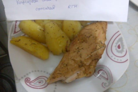 Pui la cuptor, marinat by aryana