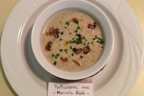Supa crema de ciuperci by Marinela Abele