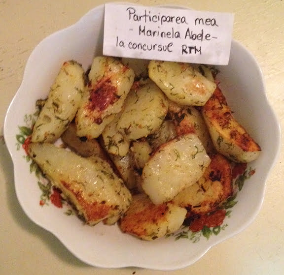 Cartofi condimentati la cuptor by Marinela Abele