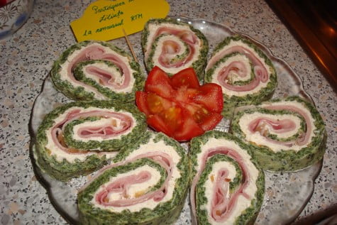 Rulada de spanac cu sunca si cascaval by Liliuta