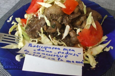 Ficatei de pui cu ciuperci flambati, pe toast – video –  by dana_radu23