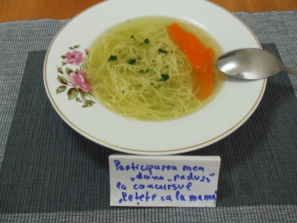 Supa de pasare cu taitei – Zupã de cocoș by dana_radu23