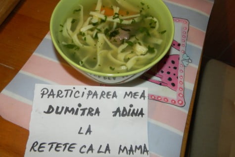 Supa de pasare cu taitei – Zupã de cocoș by adinagrig