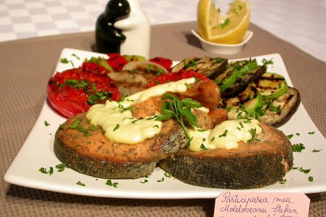 Somon in crusta aromata, la cuptor by stefanpizza