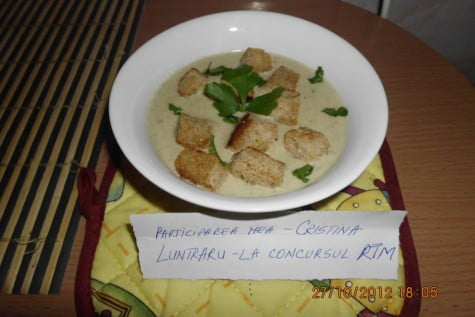 Supa crema de ciuperci by Cristina Luntraru