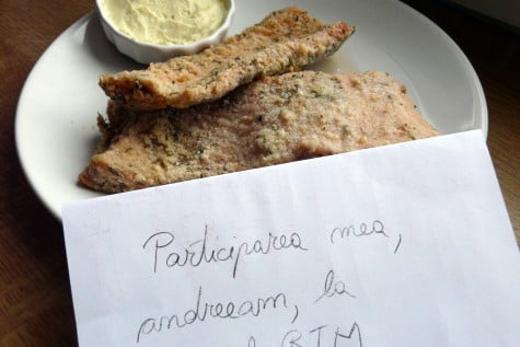 Somon in crusta aromata, la cuptor by andreeam