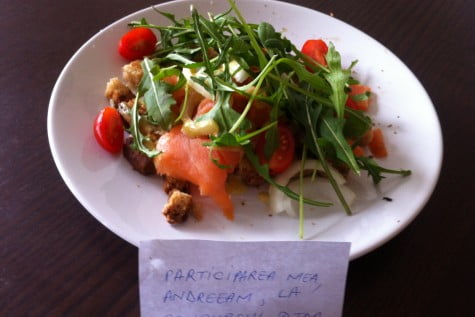 Salata de peste afumat cu rucola by andreeam