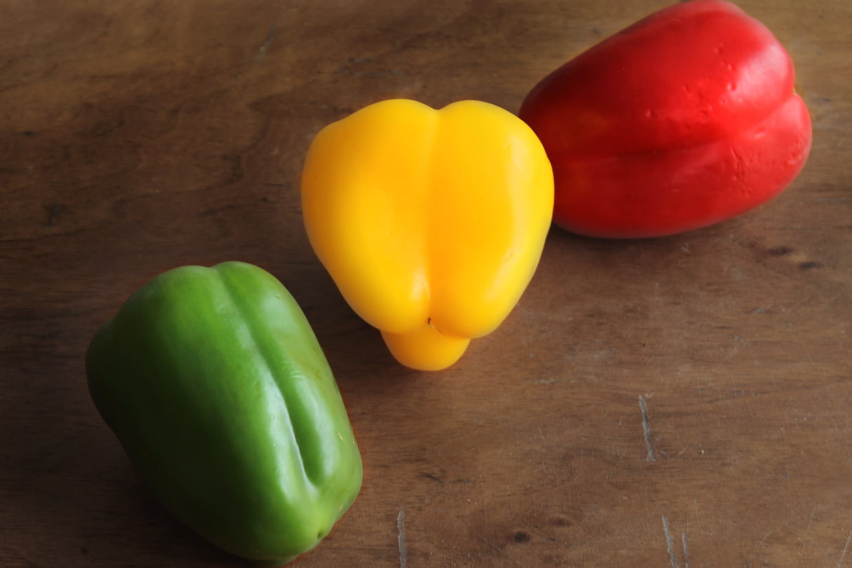 ardei gras de trei culori