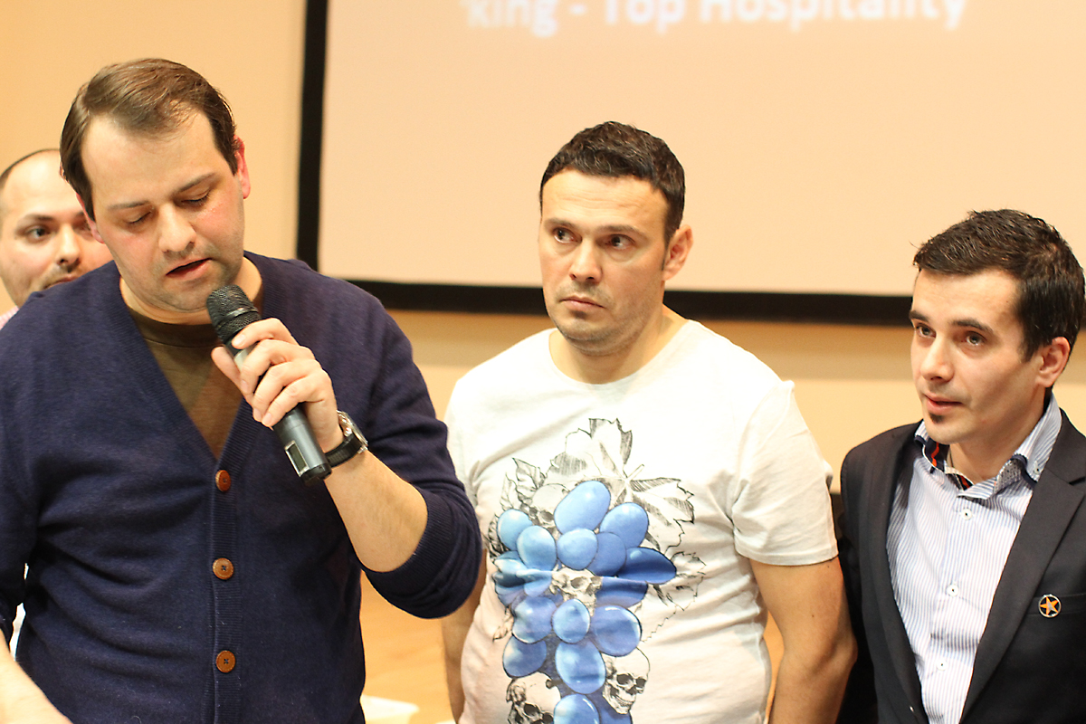 star chefs Nico Lontras, Johnny Susala, Iosif Stefanescu