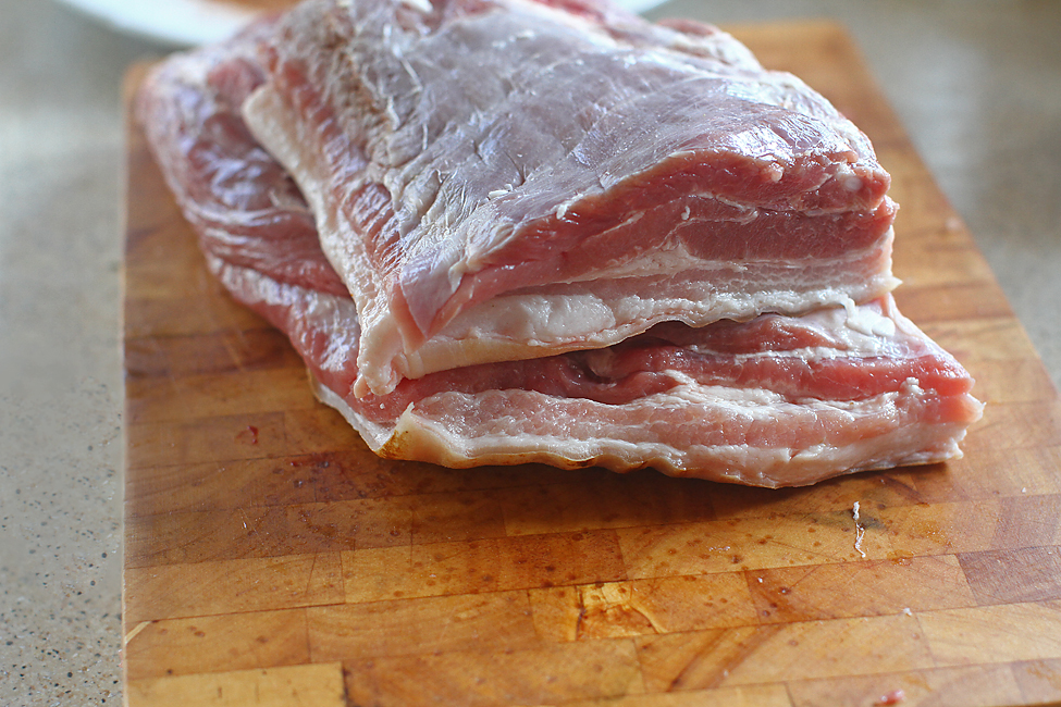 carne pentru bacon de casa