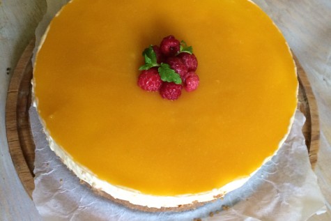 Cheesecake cu mango, fara coacere de Dana Abrudan