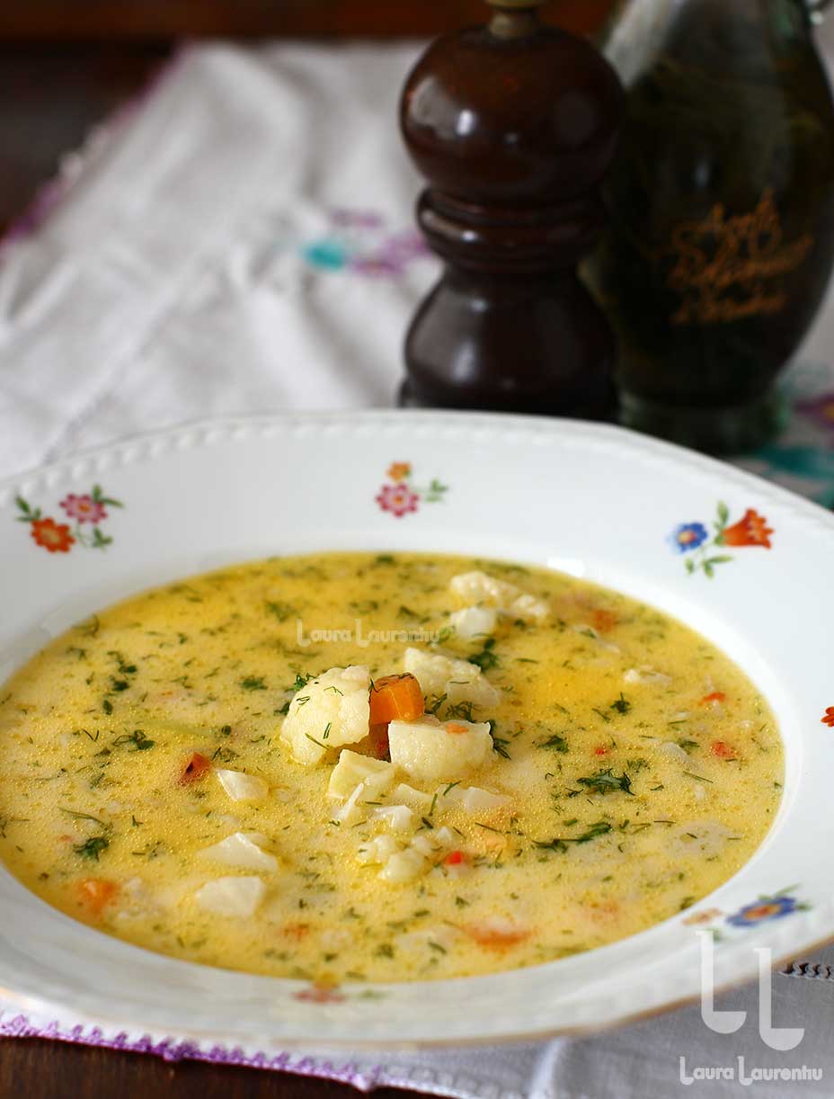 ciorba de conopida reteta laura laurentiu ciorba de conopida fara carne reteta
