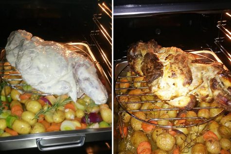 Friptură din pulpă de miel la cuptor, marinată în iaurt, încercată de Ionuț Giovana Todasca