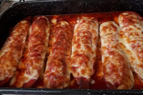 Dovlecei umpluți cu pui încercați de Sorina Bobe