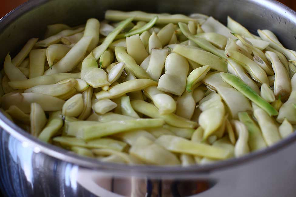 Preparare Mâncare de fasole verde cu pui 3