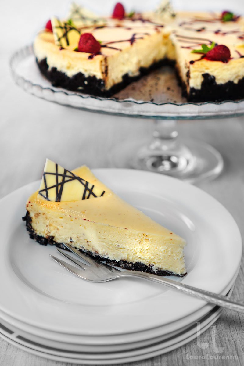 cheesecake clasic copt reteta cheesecake la cuptor reteta laura laurentiu