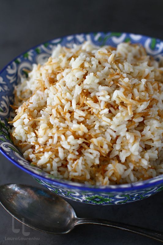 Pilaf de orez cu fidea rețetă turcească Laura Laurențiu