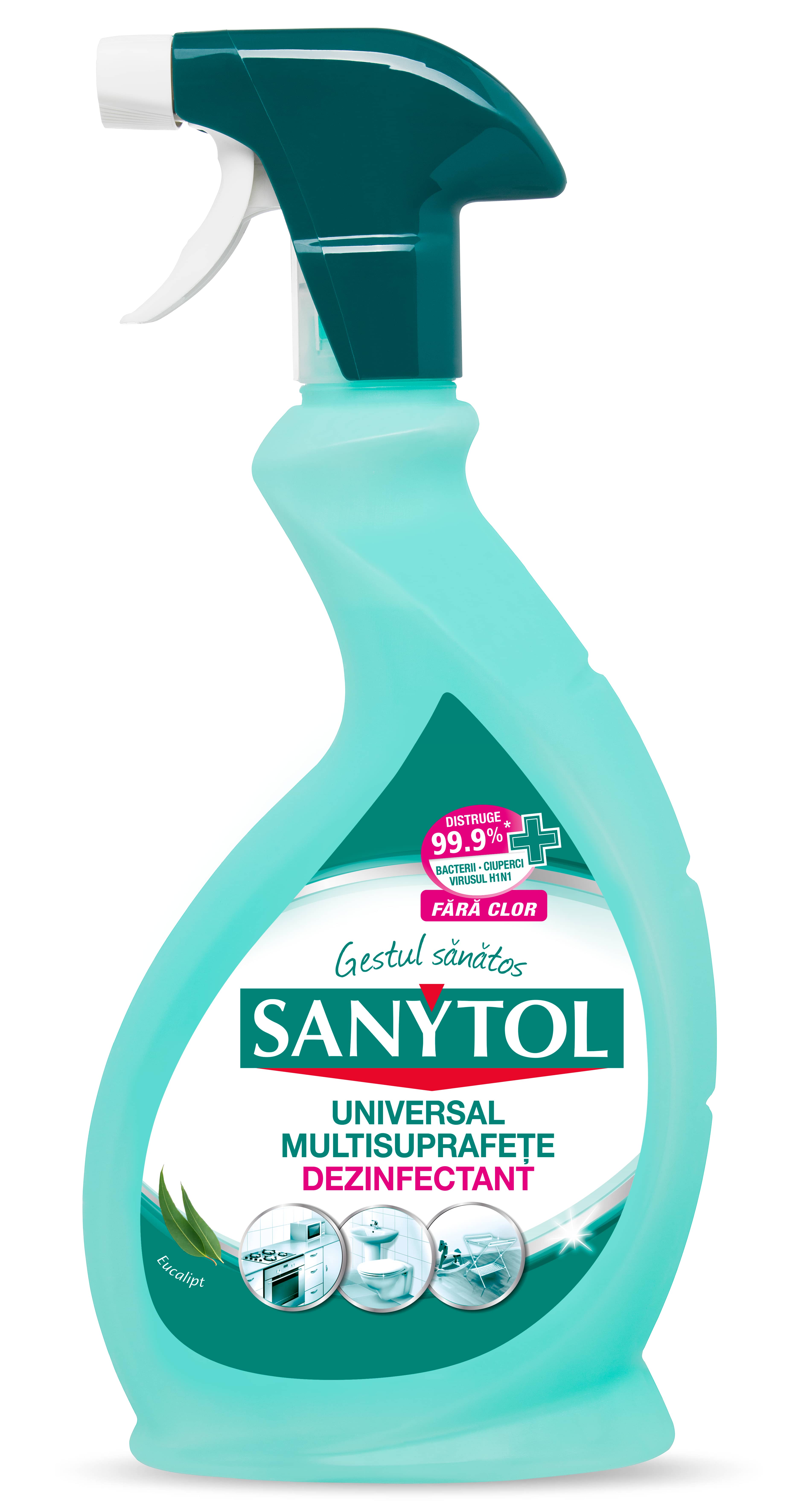 dezinfectant multisuprafete sanytol ideal pentru curatenia locuintei