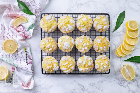 Fursecuri cu lămâie lemon crinkles – biscuiți crăpați – rețeta detaliată