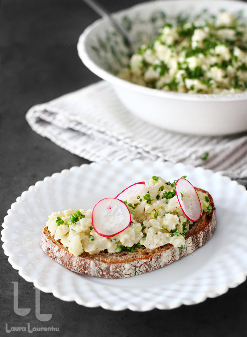 salata de conopida diedetica reteta video si text salata de conopida fara maioneza reteta laura laurentiu