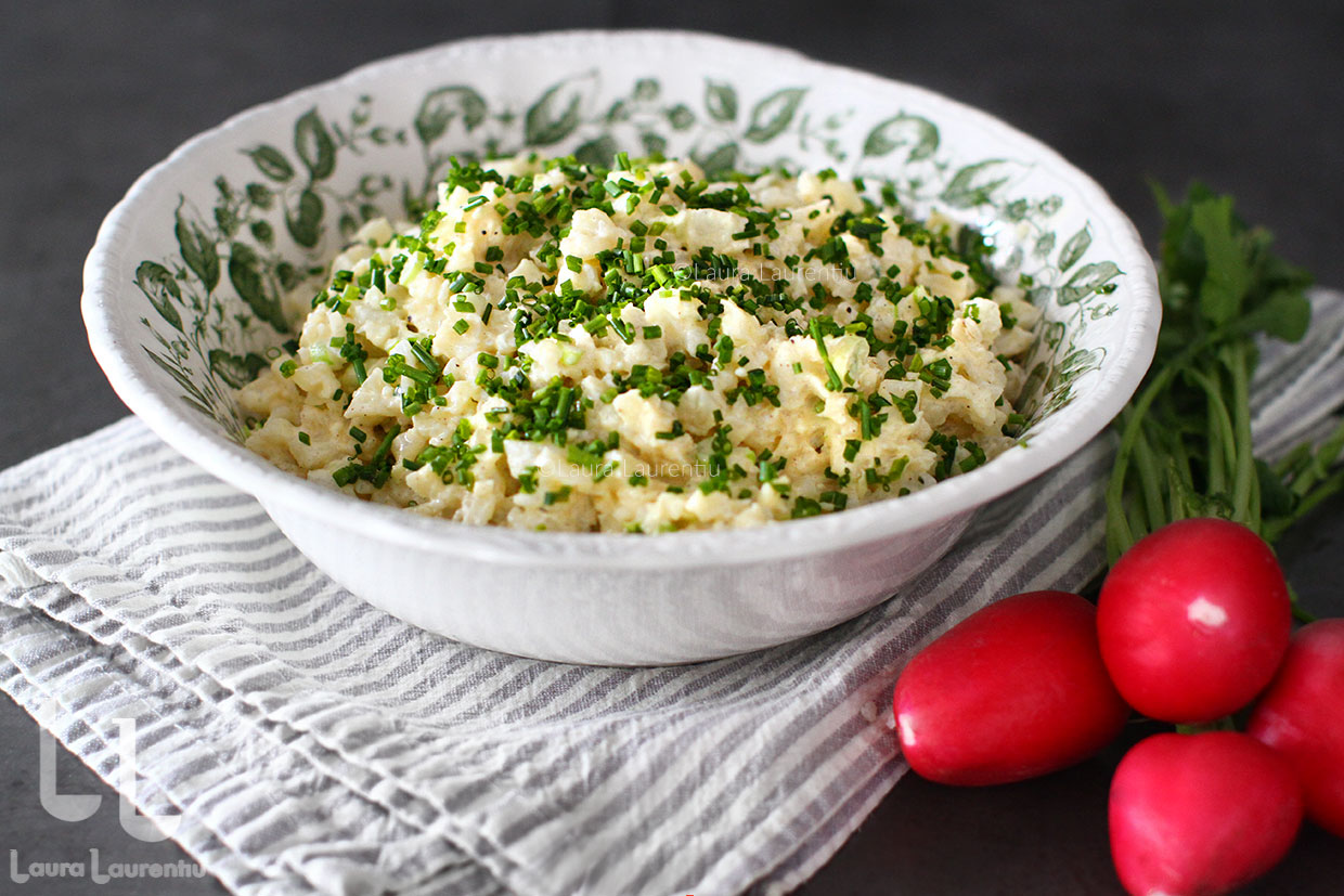 salata de conopida dietetica reteta video salata de conopida cu calorii putine reteta simpla laura laurentiu