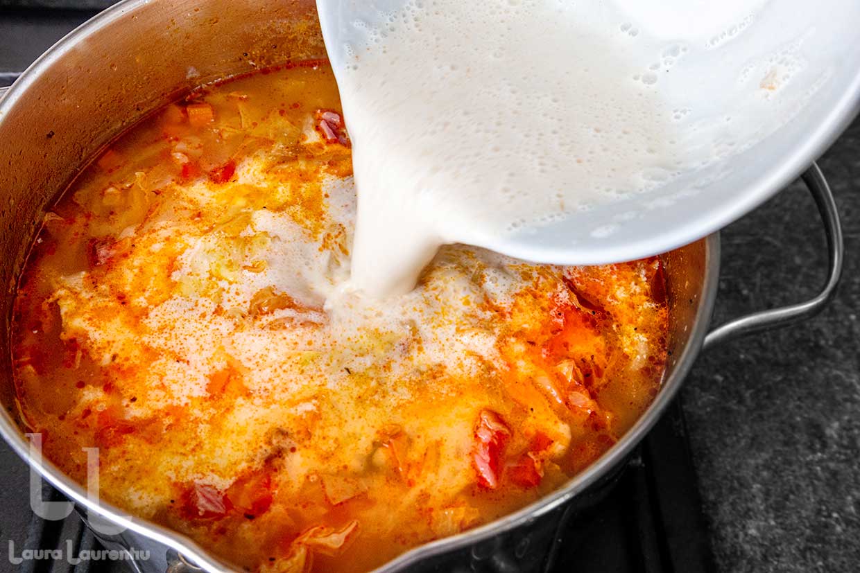 cum se drege ciorba de varza lucskos