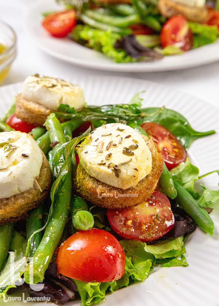 salade chevre chaud reteta de salata frantuzeasca de bistro