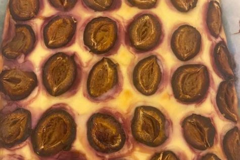 Prăjitura cu prune și cremă de smântână încercată de Mioara Barcutean