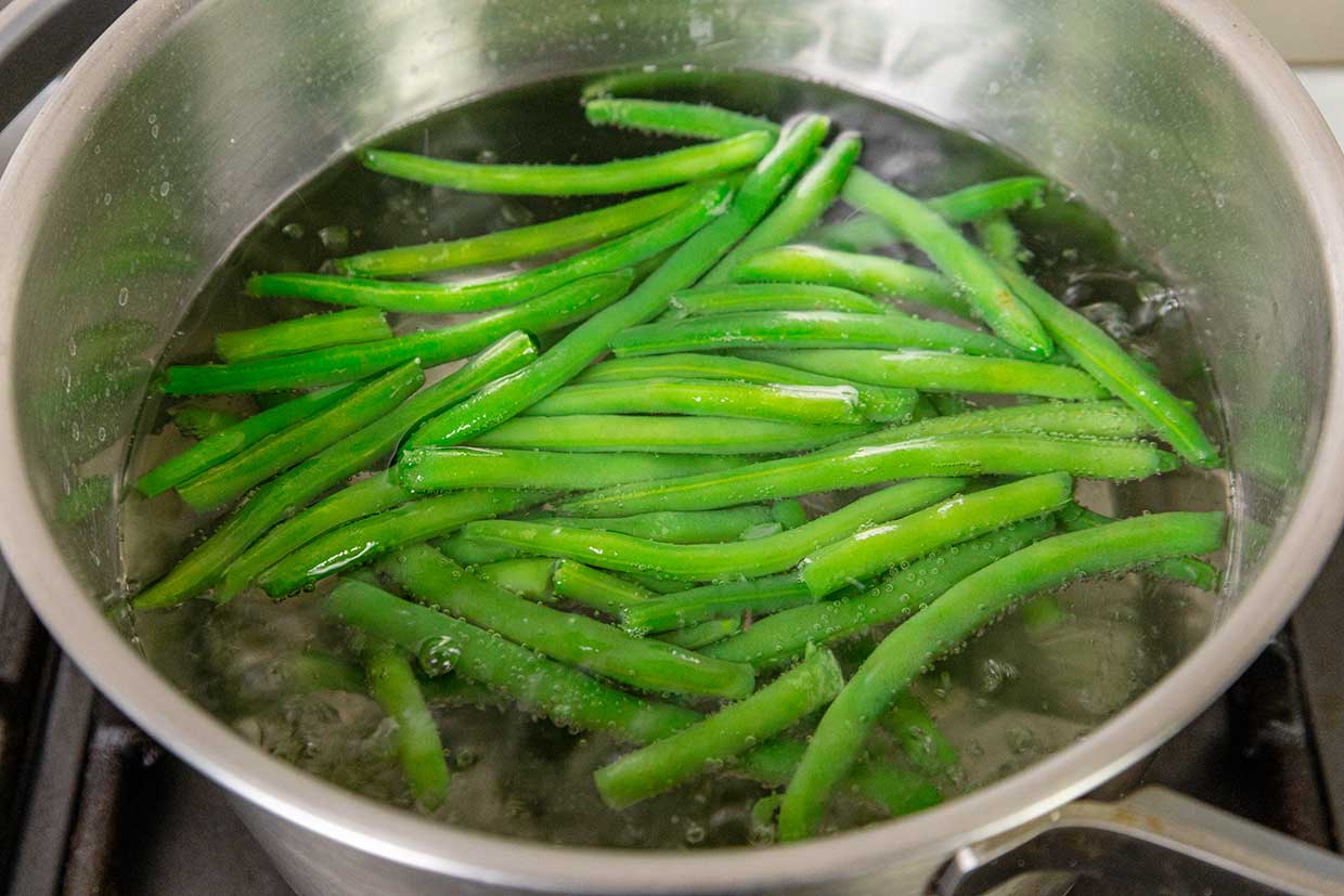 fierbere fasole verde