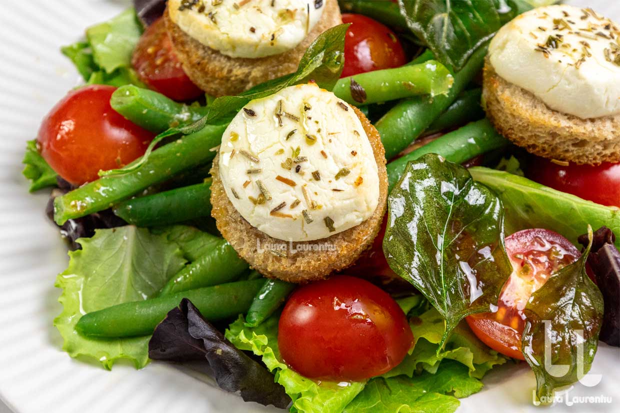 salade chevre chaud reteta laura laurentiu